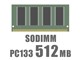 SODIMM 512M (133) CL3